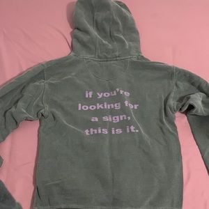 PacSun gray washed Hoodie